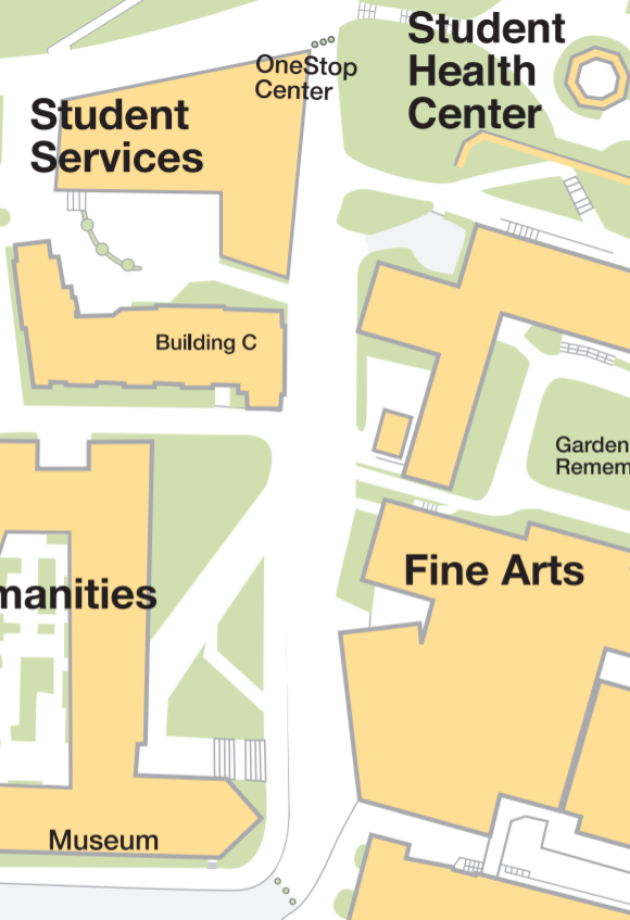 map of Centennial Walkway